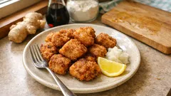 漬け込み30分で外カリッ、中しっとり—ヨコワの生姜醤油竜田揚げの作り方