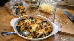 レンジ×トースターで手軽にこんがり：冷凍栗かぼちゃのチーズ焼きレシピ