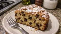 小麦粉いらず、パン粉でしっとり—チョコチップケーキ（アマレッティ入り）の作り方