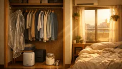 クローゼットの湿気対策、やりがちng3つとカビを防ぐ換気のコツ