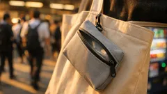 100均ポーチで携帯ゴミ箱を作る方法、外出先で「捨てたい」を解決