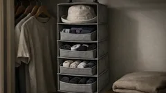 クローゼットの靴下迷子を解決する吊り下げ収納の作り方