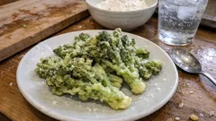 ほろ苦さがクセになる。子持ち高菜（アーサイ）のサクサク天ぷら—炭酸水衣で軽く揚げる