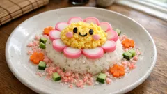 花が咲いたみたいに華やか：サンサンのデコちらし寿司をすし酢で手軽に作る