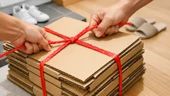 ダンボールの縛り方はこれで迷わない、ほどけにくいビニール紐の結び方2選