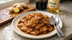 焼き肉のたれで味が決まる。下味いらずの簡単「豚の生姜焼き」