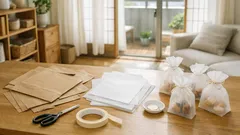 茶封筒が上品ギフト袋に変身する、切って広げるだけの簡単ラッピング術