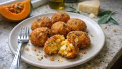 揚げずにカリほく。エアフライヤーで作るかぼちゃとチーズのポルペッテ