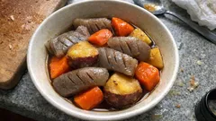 味しみよく、ほっとする甘さ。こんにゃく・さつまいも・人参のやさしい煮物レシピ