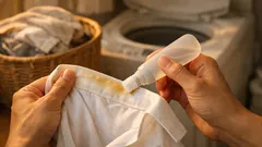 ダイソーのシリコーンブラシ詰め替えチューブで襟・袖の黄ばみを前処理するコツ