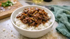 切り落とし牛肉で手軽に作り置き。鍋ひとつでできる「牛しぐれ煮」甘辛生姜味