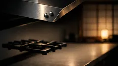 100均の強力マグネットで五徳を浮かせる収納にする方法