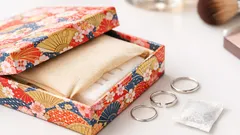 捨てられない空き箱が指輪収納に変身する簡単リングピローの作り方