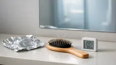 冬の髪の静電気をアルミホイルで応急処置する方法