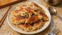 外はパリッと中は肉汁じゅわっ—たれ要らずで決まる簡単焼き餃子の作り方