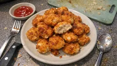 鶏むね×おからで軽いのに満足感：揚げ焼きチキンナゲットの作り方（冷凍OK）