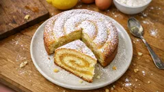レモン香るカスタードを渦巻きに—トルタ・ヌア・ジレッラのやさしい焼き菓子