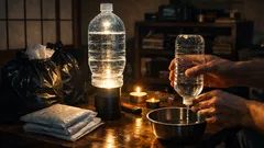 停電・断水の夜に困らない「トイレ・水・明かり」家にある物でできる防災ハック3つ