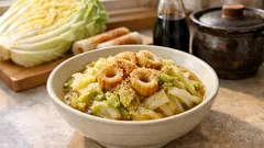 白菜とちくわ、だし醤油で7〜9分。ほっとする和風煮の作り方