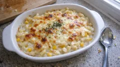 レトルトシチューで簡単マカロニグラタン—トースターでこんがり仕上げ