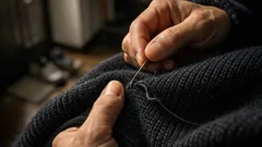 服のほつれは切らないで直す 針と糸でできる即席リペア5ステップ