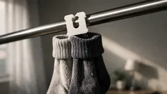 食パンの留め具で靴下が干せる？室内干しの省スペース裏ワザ