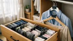 ダブルクリップで引き出し収納が整う 100均でできる仕切り＆見出し術