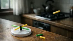 ６Ｐチーズのフタが飛ぶおもちゃに変身、簡単６Ｐコプターの作り方